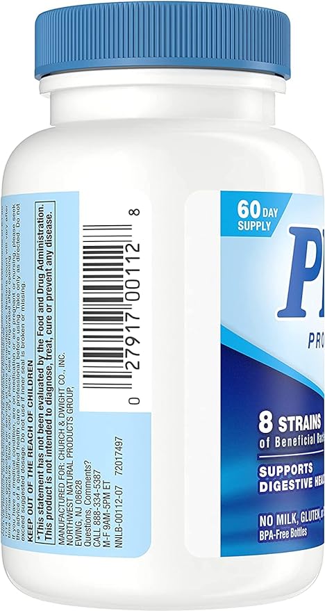 Now Pb 8 Pro-biotic Acidophilus, Capsule, 120-count (Pack of 2)